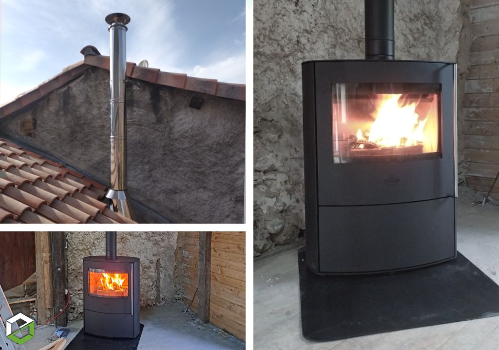 Consultez la chantier : installation d'un appareil indépendant de chauffage à bois
