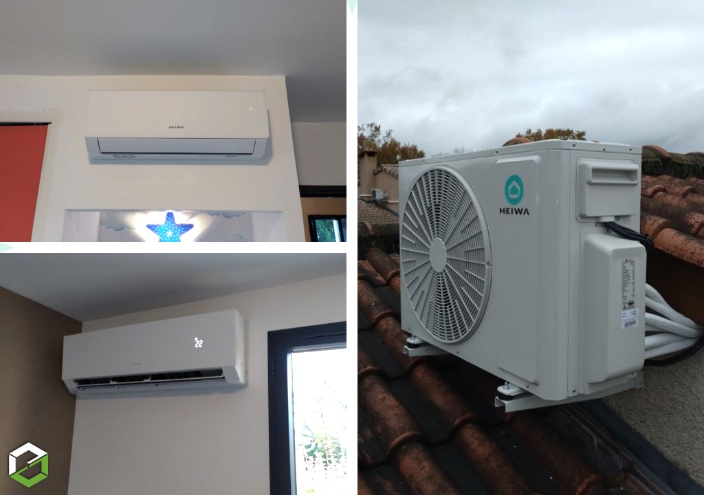Consultez la chantier : installateur de pompe à chaleur air/air