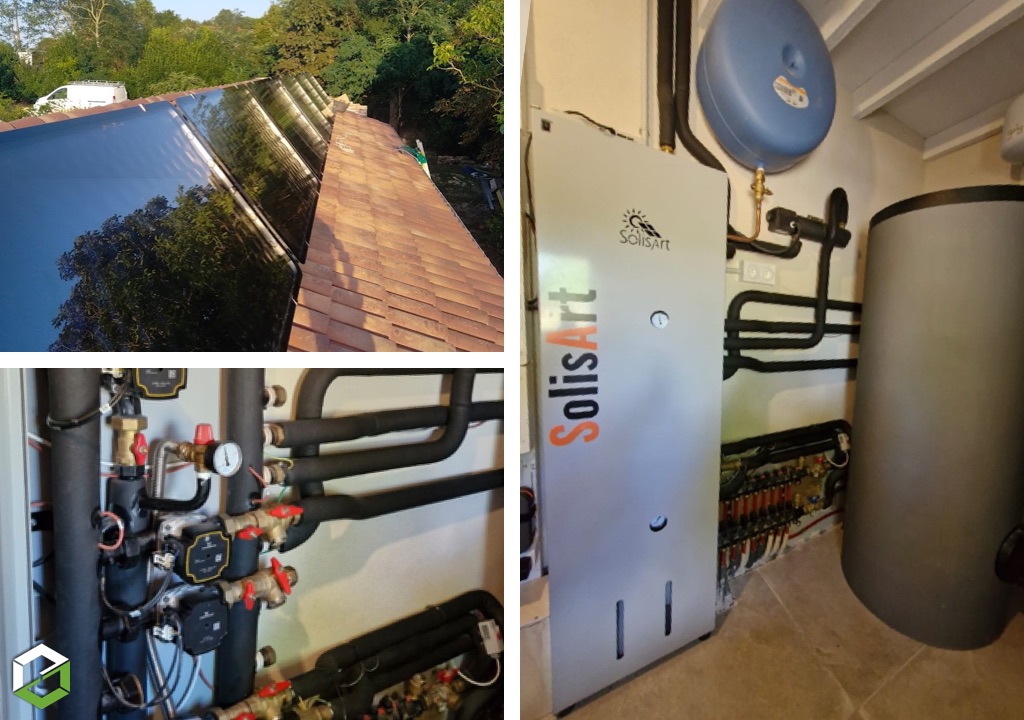 installation système solaire combine solisart sc1 par entreprise certifié rge qualisol