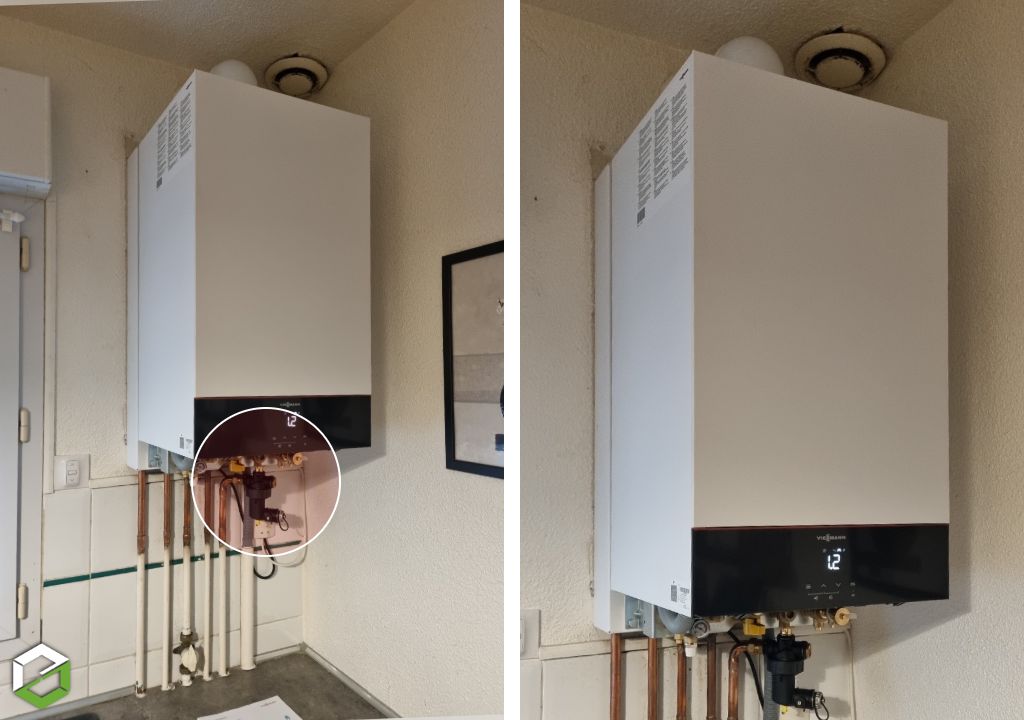 Consultez la chantier : remplacement d’une chaudière gaz par une chaudière à condensation viessmann