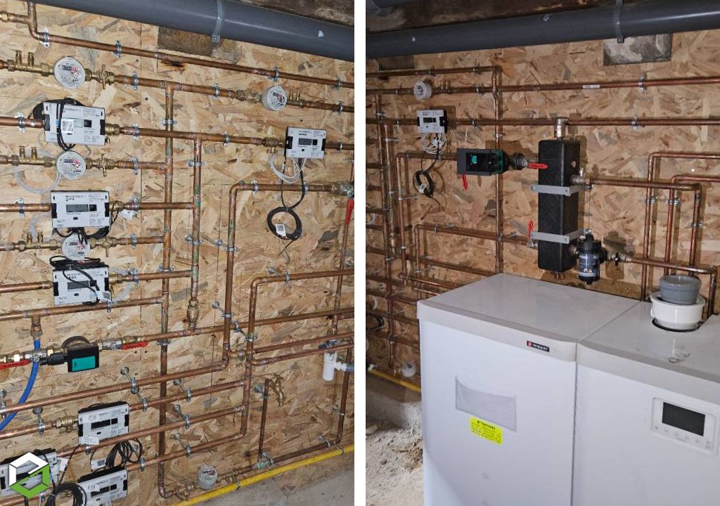 Consultez la chantier : 🔥mise en place complète d’une chaufferie gaz frisquet