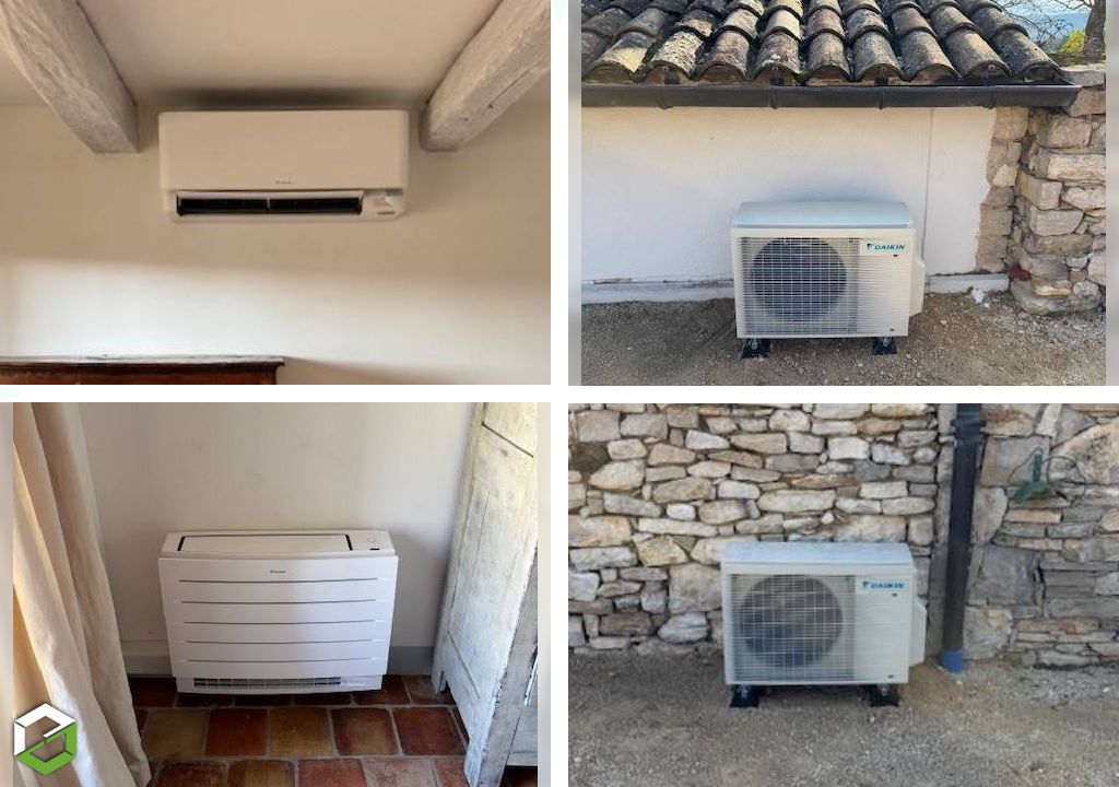Cap Clim et Energies : Installation d'un système de climatisation réversible DAIKIN par un chauffagiste certifié RGE QualiPAC