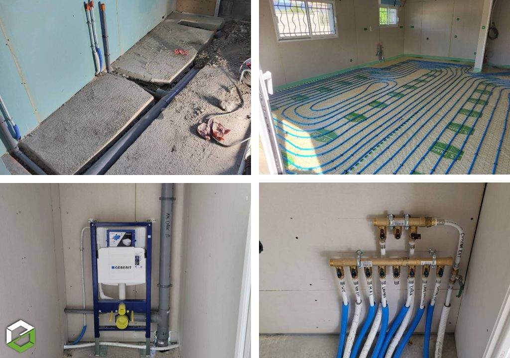 Cap Clim et Energies : Installation d'une Pompe à Chaleur Air/Eau Daikin et Plancher Chauffant par un artisan certifié RGE QualiPAC