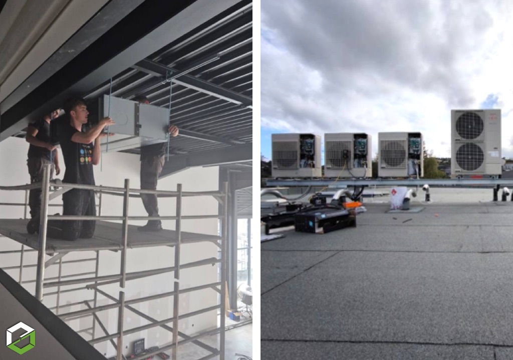 Altipac Géothermie : Climatisation gainable ATLANTIC pour local commercial