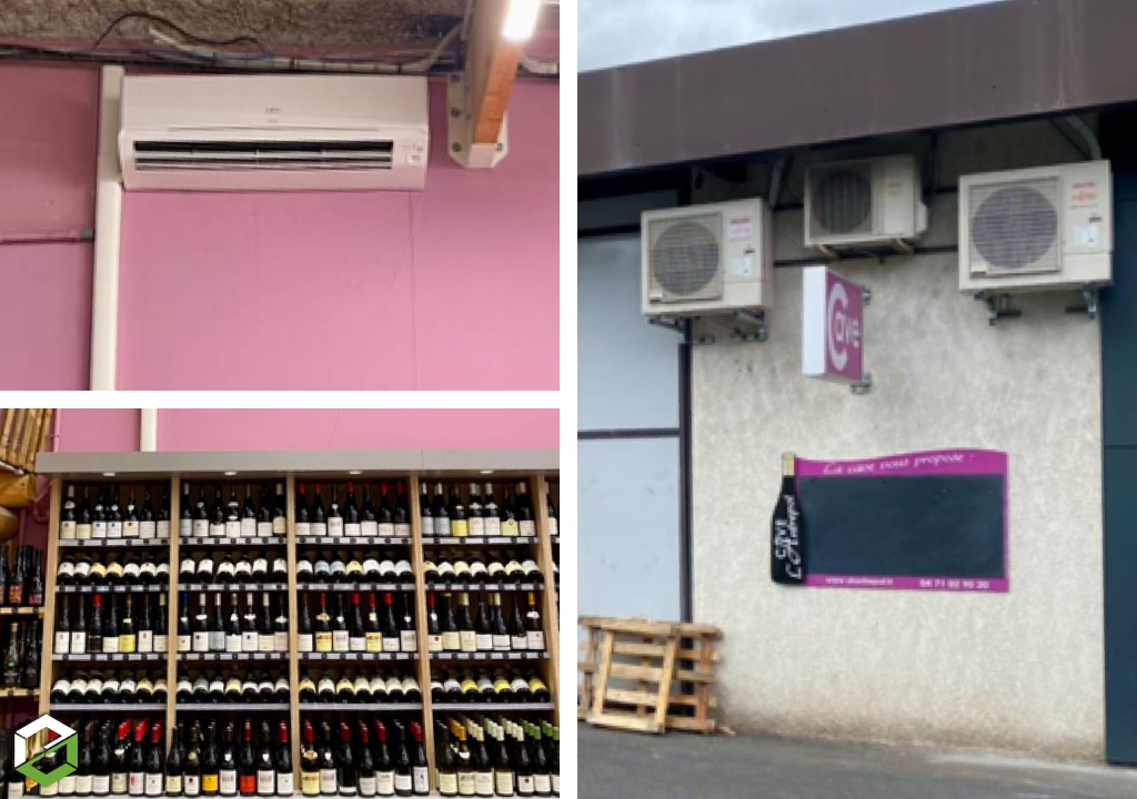 Installation climatisation réversible air/air de marque Atlantic par un  installateur Atlantic Qualipac Rge -Haute Loire (43)