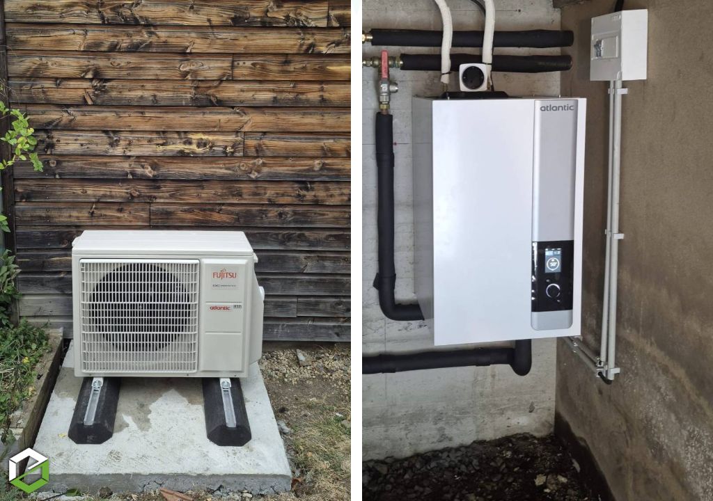  Remplacement d’une chaudière électrique par une pompe à chaleur Atlantic
