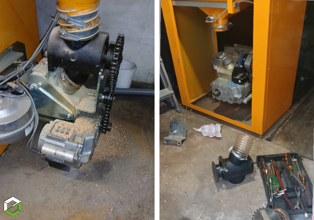 Le Chalet du Pellet : Dépannage et entretien chaudière à pellet KWB easy 1 par un plombier chauffagiste spécialiste du chauffage au bois