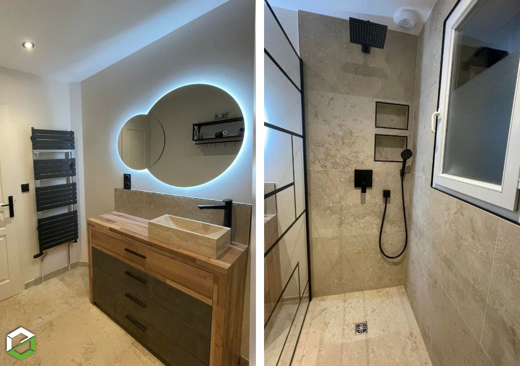 rénovation complète de salle de bain clé en main 