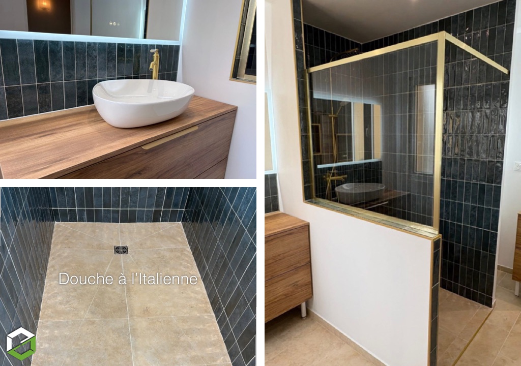rénovation complète d'une salle de bain