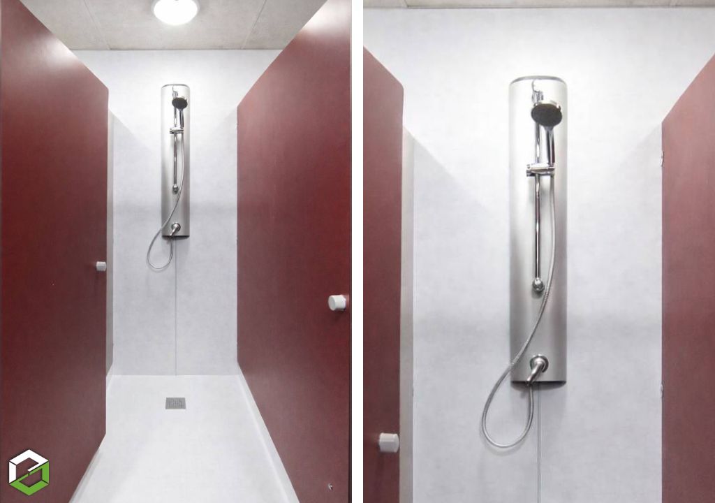 Rénovation des douches de vestiaire - Plomberie sanitaire