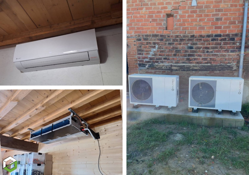 ACSSO : Pose de pompes à chaleur en cascade 7° / 55° sur Ventilo-Convecteurs CLIVET dans une Brasserie de Bière