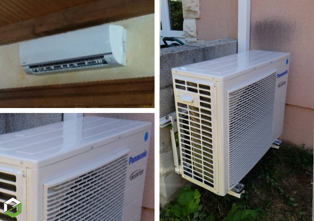 installation de climatisation panasonic de 3.5 kw