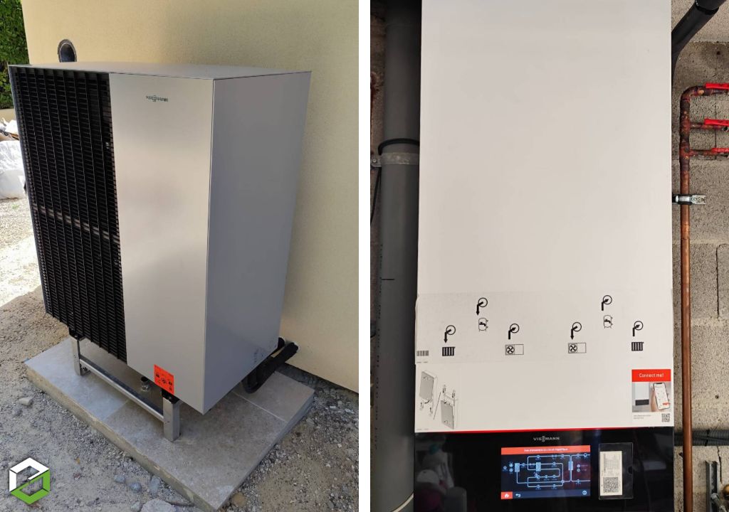 Rénovation globale avec installation d’une pompe à chaleur Viessmann