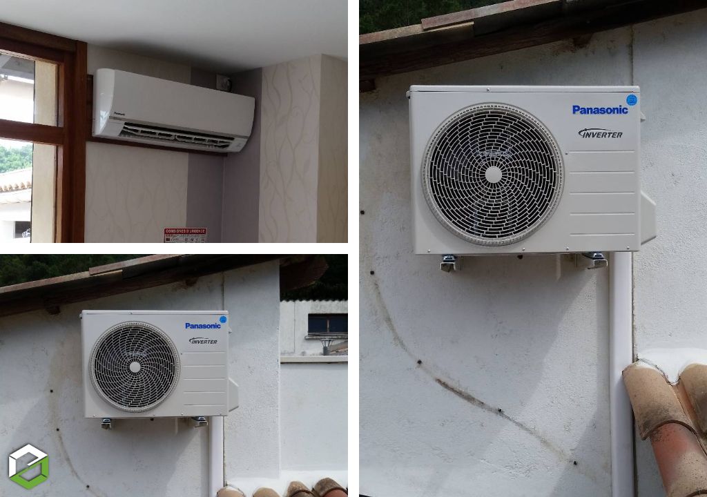 Consultez la chantier : installation d'une climatisation mono-split panasonic dans un local professionnel 