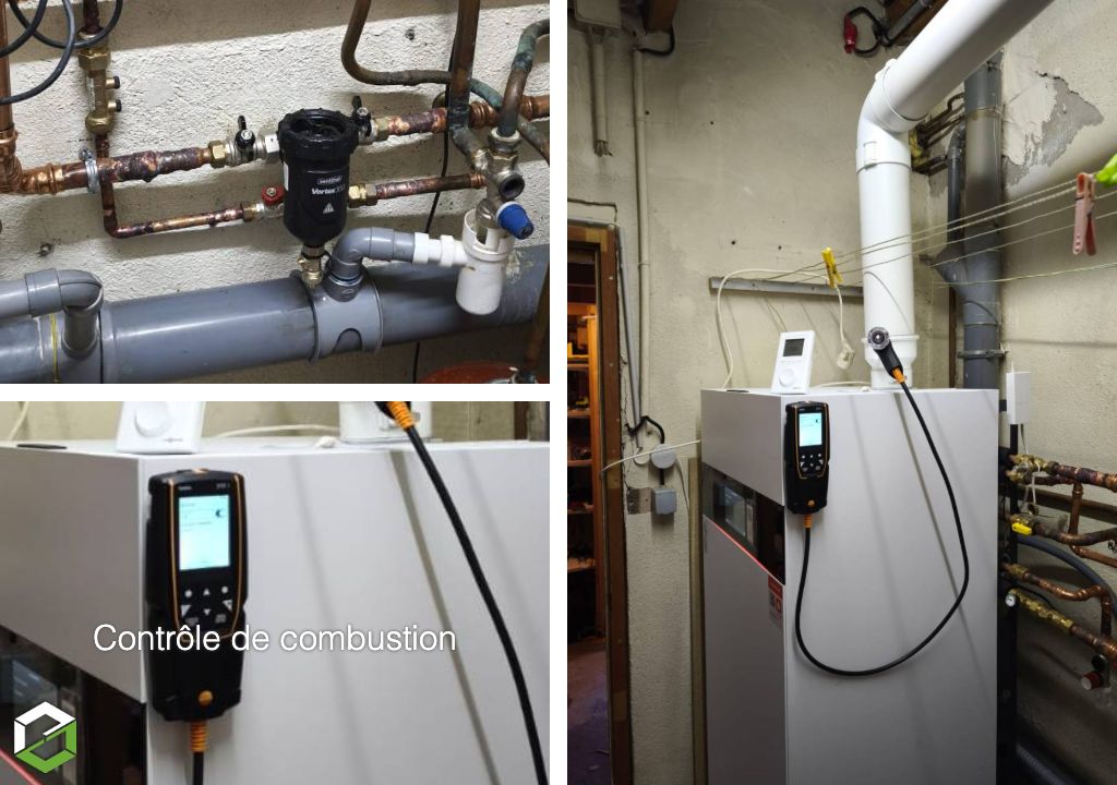 Remplacement d'une chaudière gaz par une Viessmann Vitodens 200