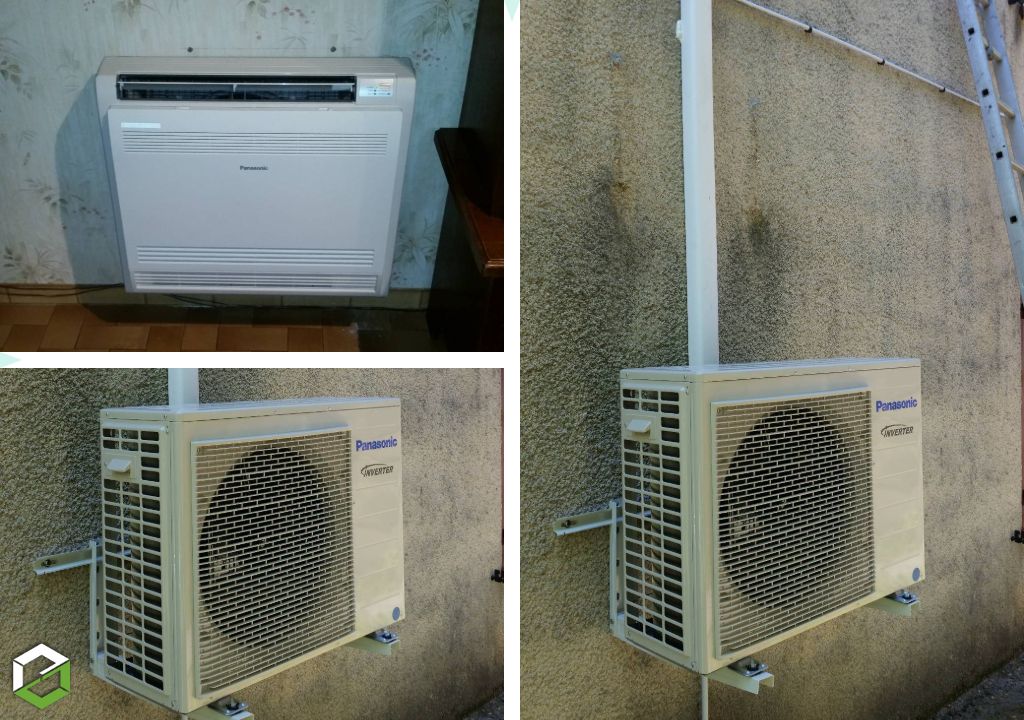 Consultez la chantier : nstallation d’une climatisation type console panasonic