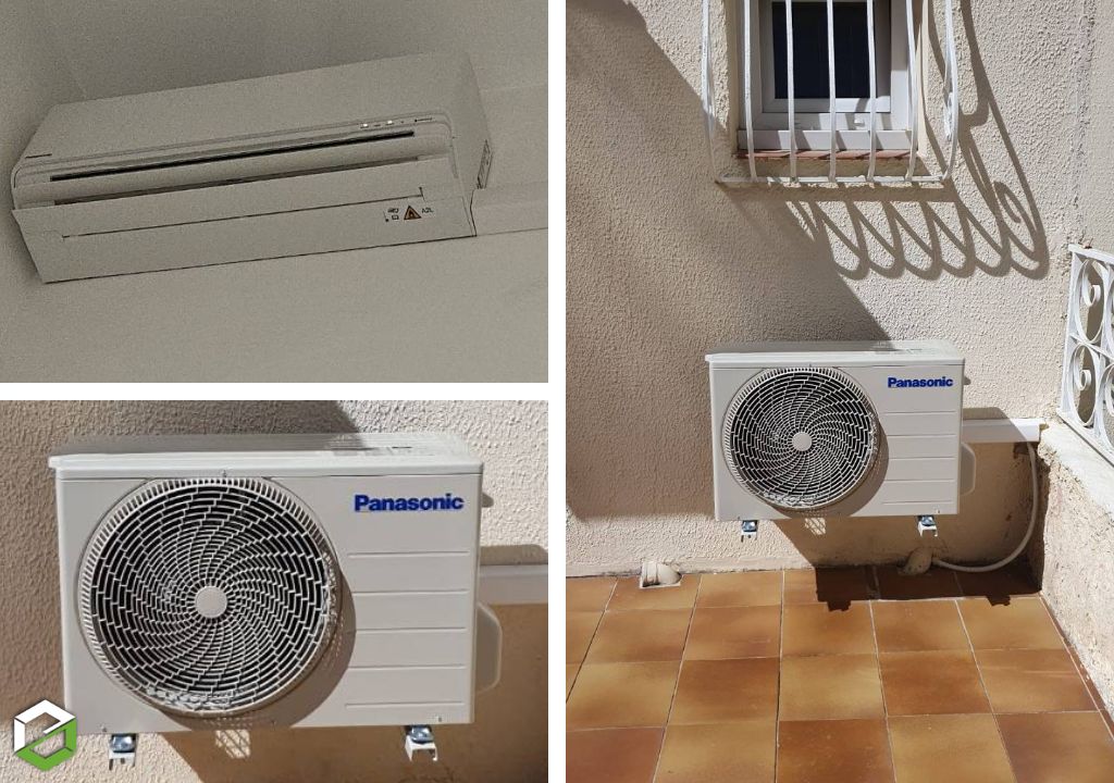 Installation d’une climatisation réversible Panasonic