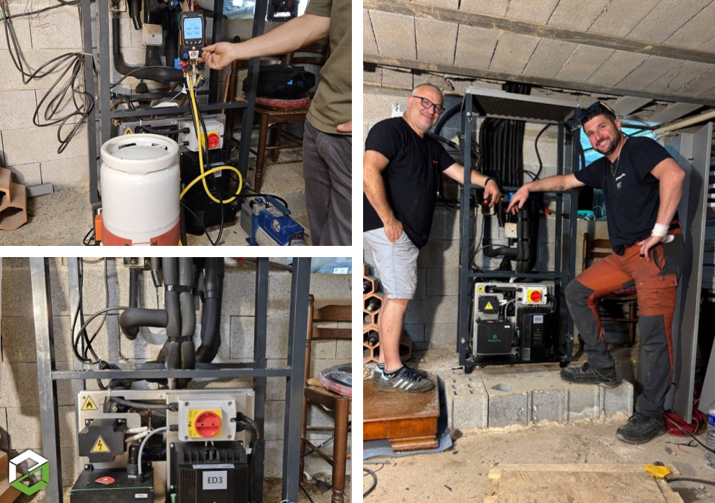 Remplacement d'une pompe à chaleur GAZ/GAZ SOFATH par une PAC RetroPAC