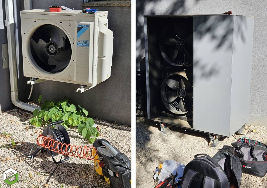 Entretien de pompe à chaleur Viessmann et climatisation Daikin
