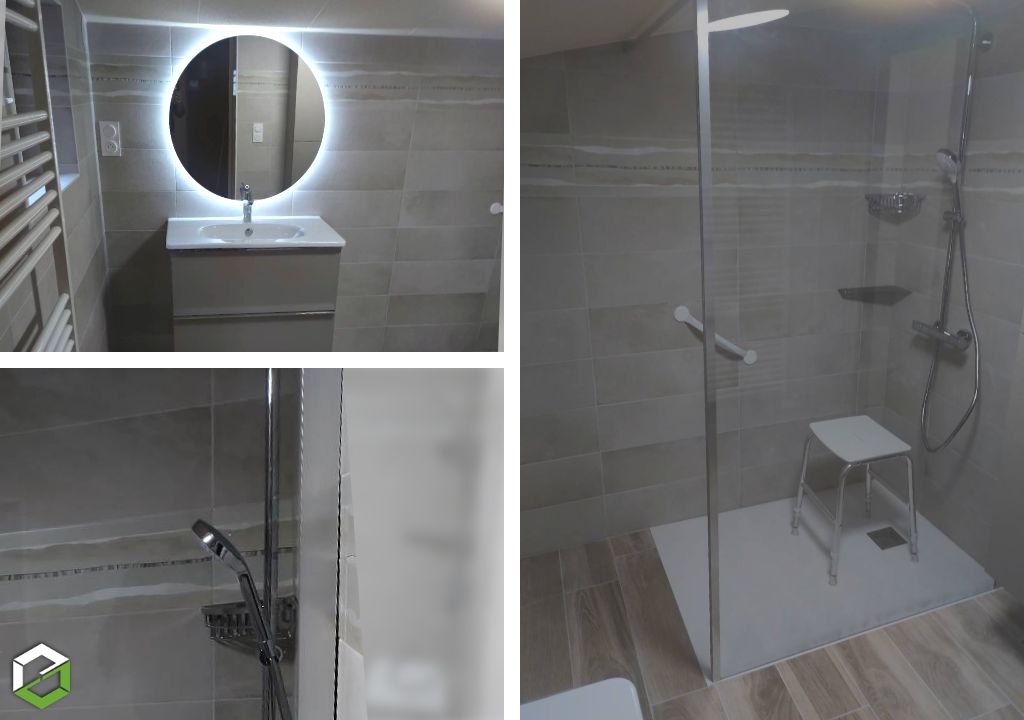 rénovation complète d'une salle de bain 