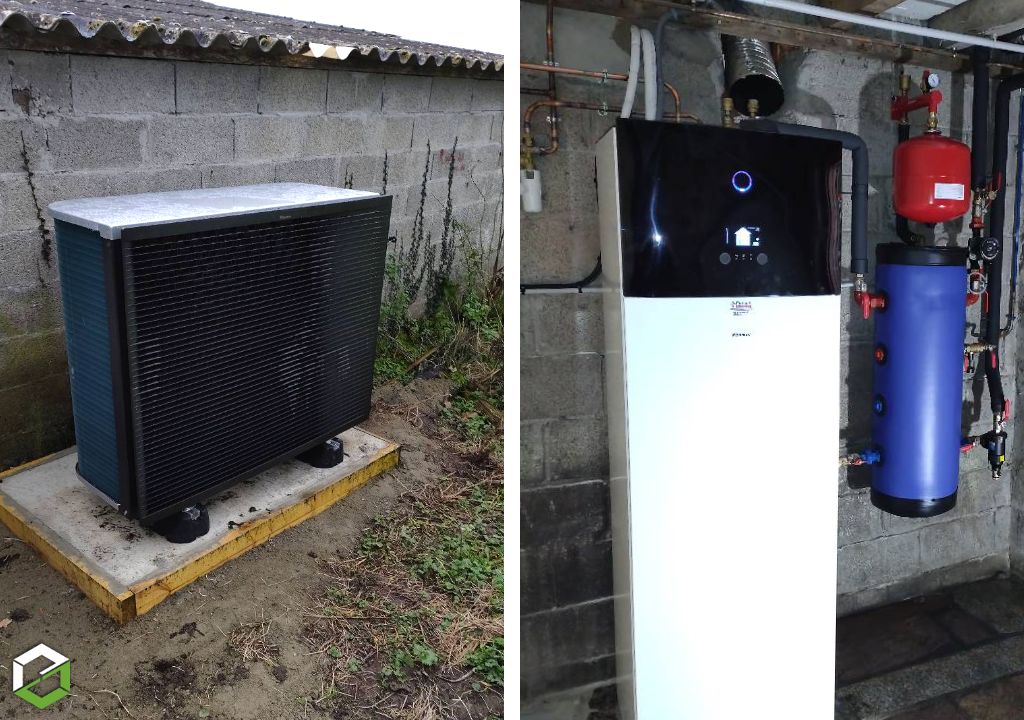 Transition d’un chauffage fioul vers une pompe à chaleur air/eau DAIKIN - RGE QUALIPAC