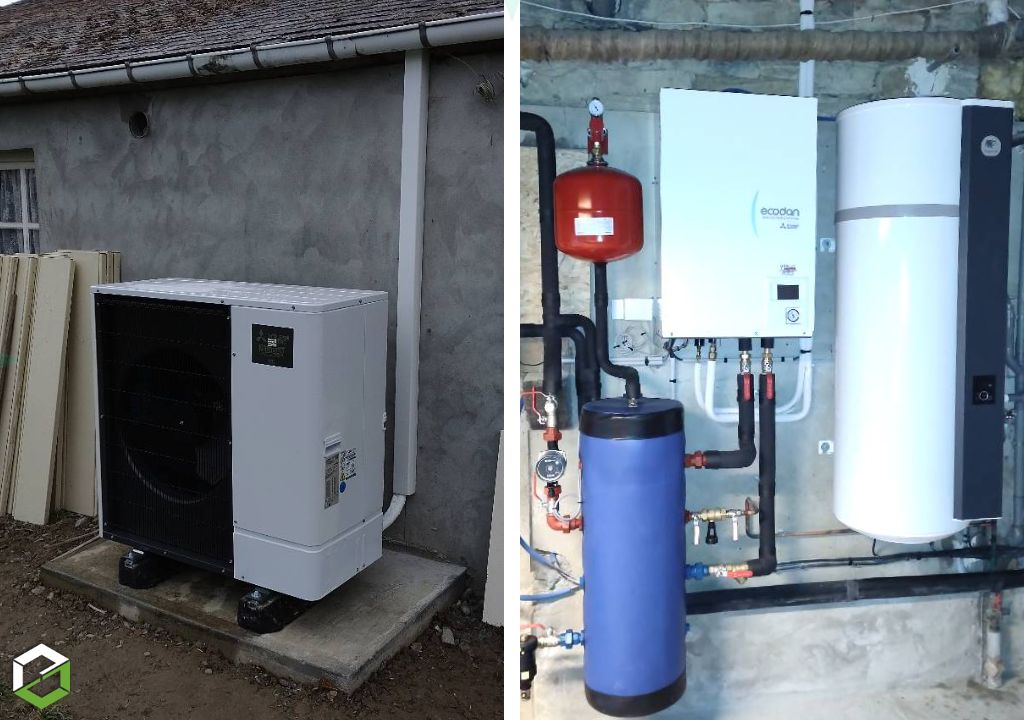 installation d'une pompe à chaleur air/eau daikin - rge qualipac