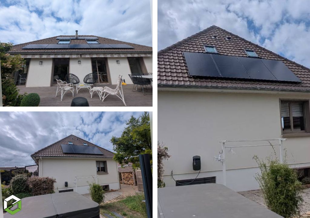 Consultez la chantier : installation de panneaux photovoltaïques bourgeois global  de 6 kwc 