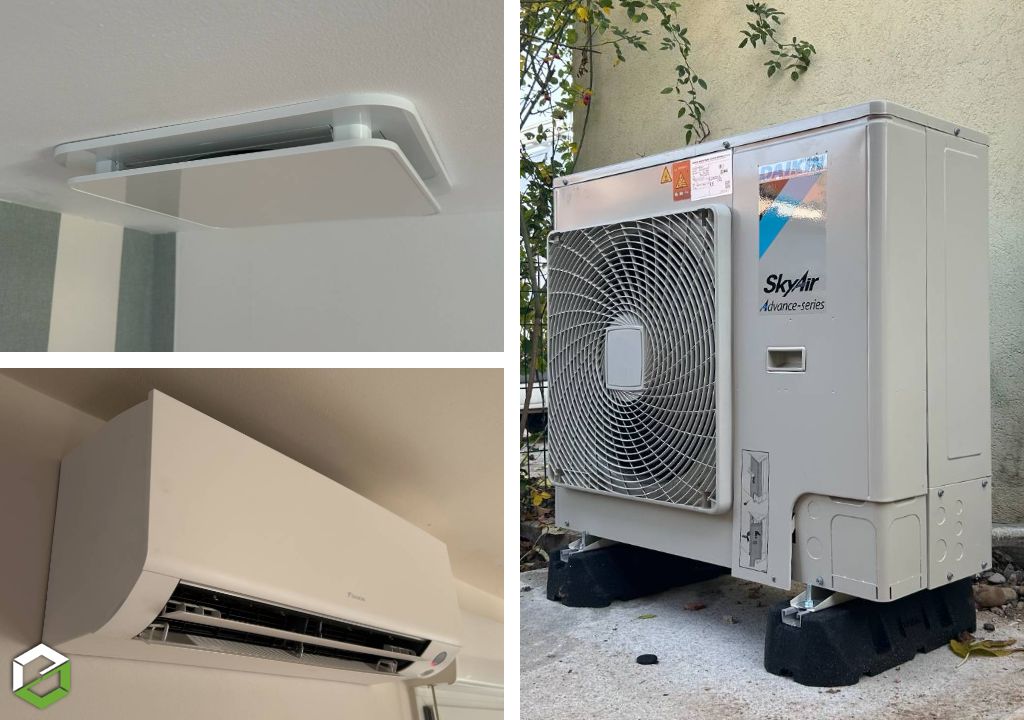 Thermalys : Installation d'une pompe à chaleur et climatisation gainable réversible Daikin - Artisan certifié RGE QualiPAC