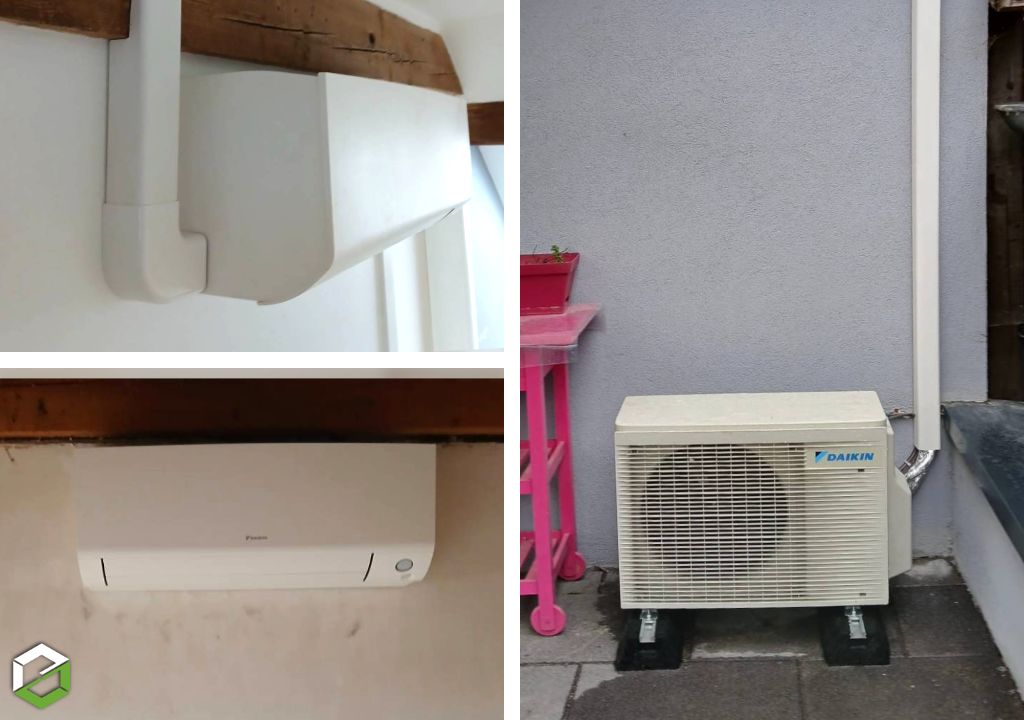 Thermalys : Mise en place d’une PAC réversible Daikin avec 3 splits - Chauffagiste certifié RGE QualiPAC