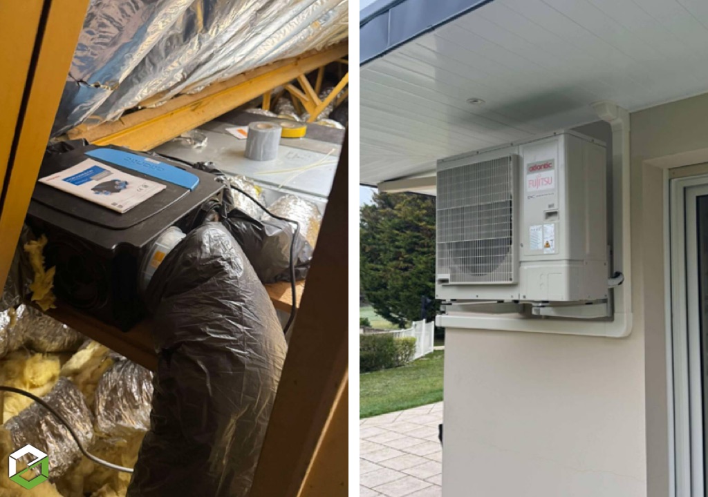 CLIM'STER : Installation d'une clim gainable 