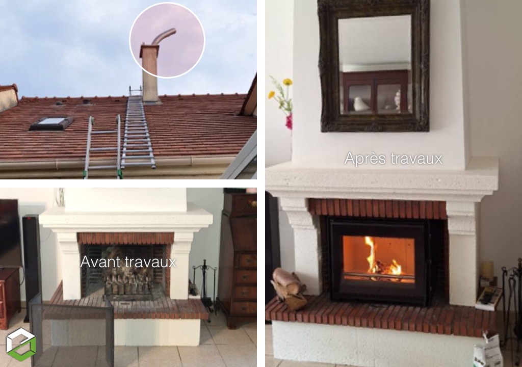 YOKO ÉNERGIE : Installation d’un insert Solzaima Urano Vitro Eco 60 pour plus de chaleur