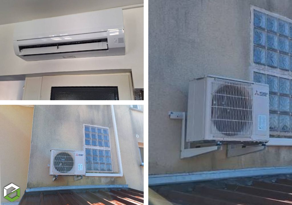 Installation d’une pompe à chaleur air/air Mitsubishi Electric-Seine et Marne (77)