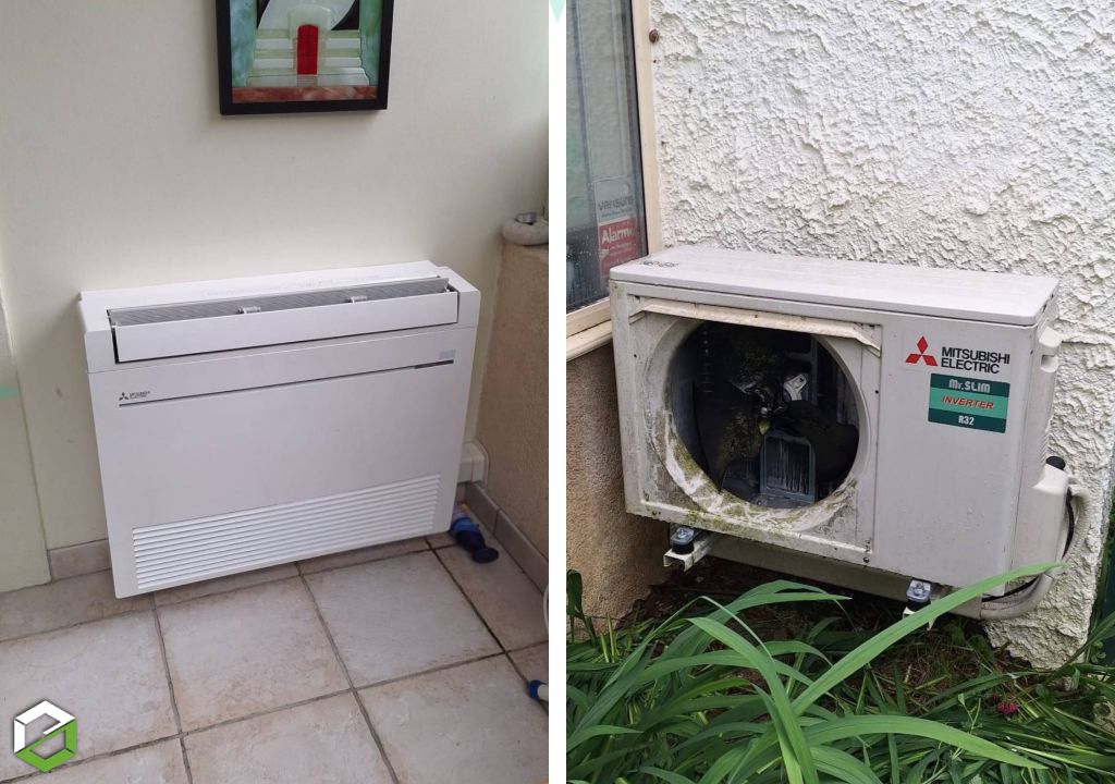 Entretien d’une climatisation réversible Mitsubishi-Essonne (91)