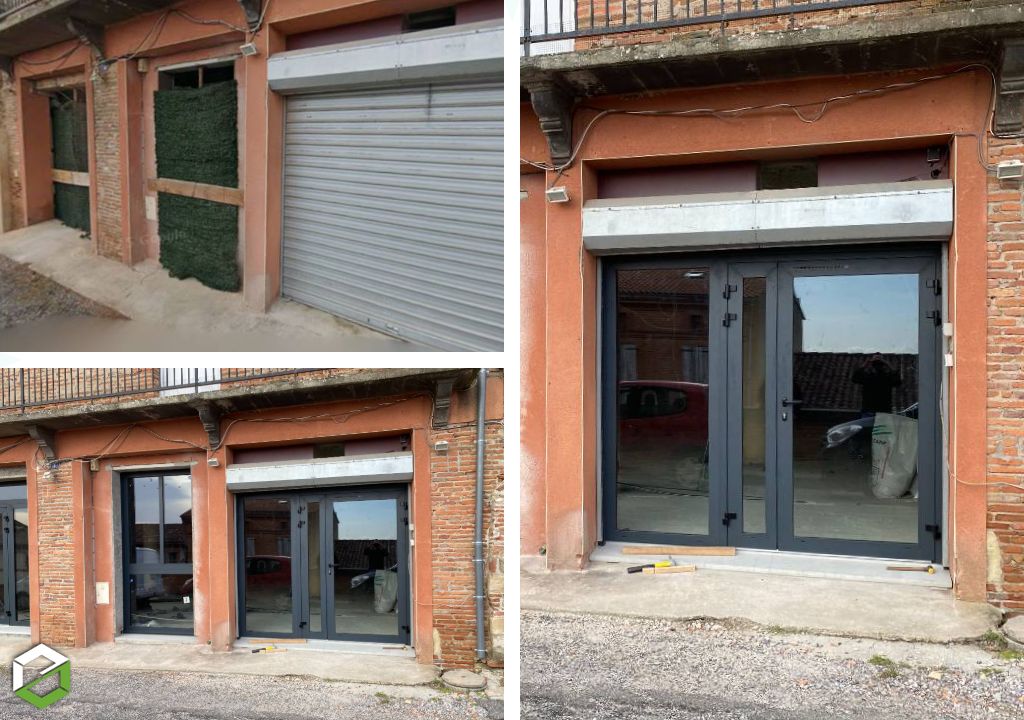 Consultez la chantier : rénovation d'une devanture de commerce