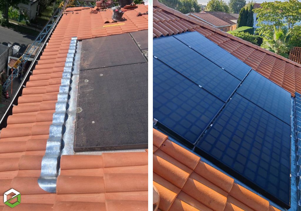 Macia Couverture : Nettoyage de panneaux solaires en toiture