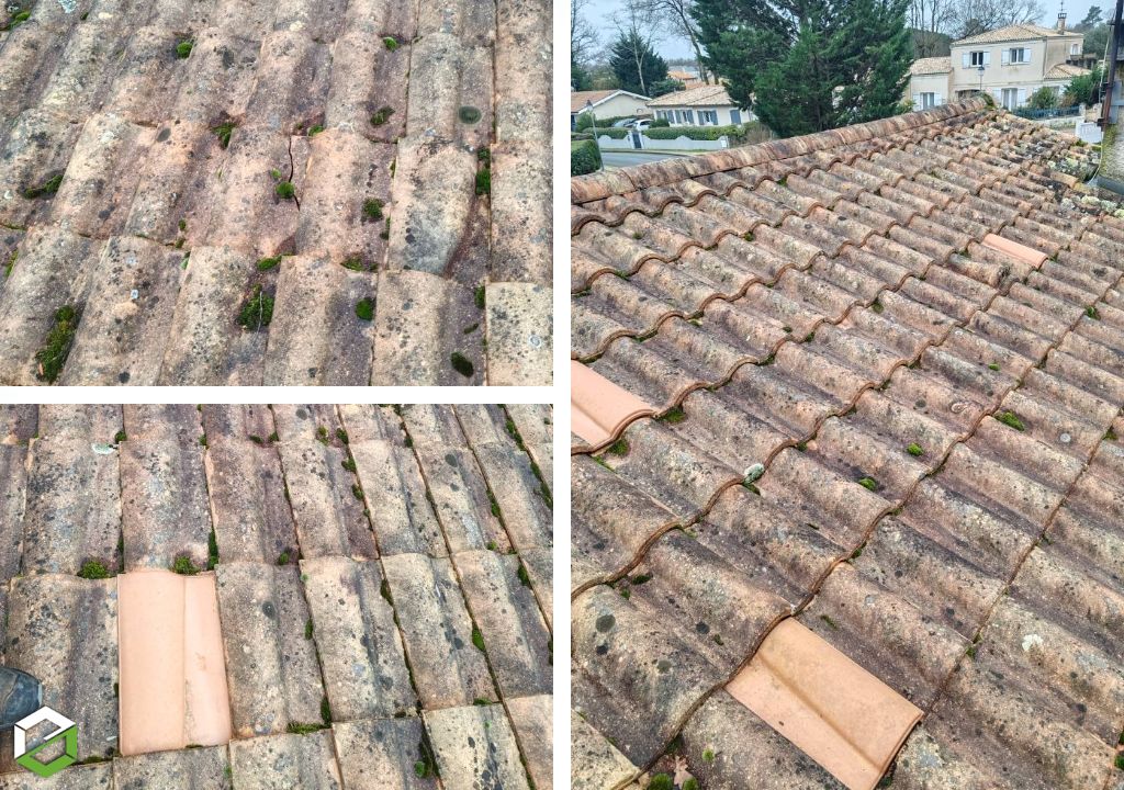 Intervention tuile cassée et Infiltration toiture-Gironde (33)