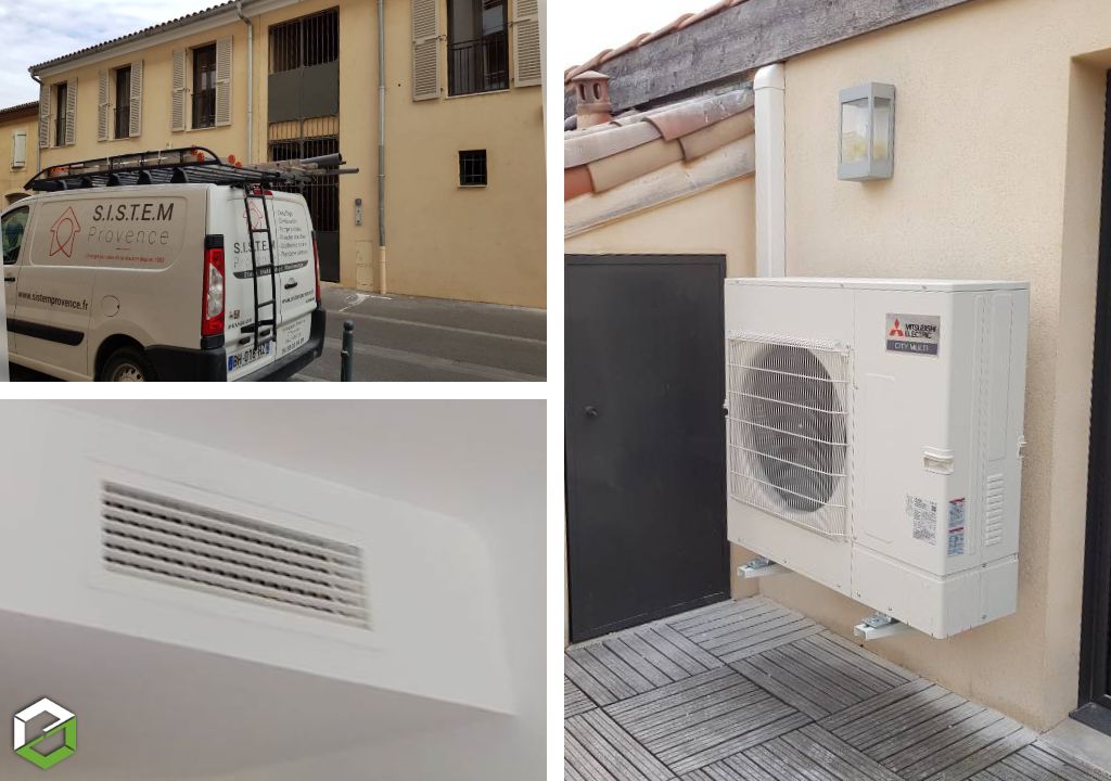 Consultez la chantier : climatisation de bureaux mitsubishi electric