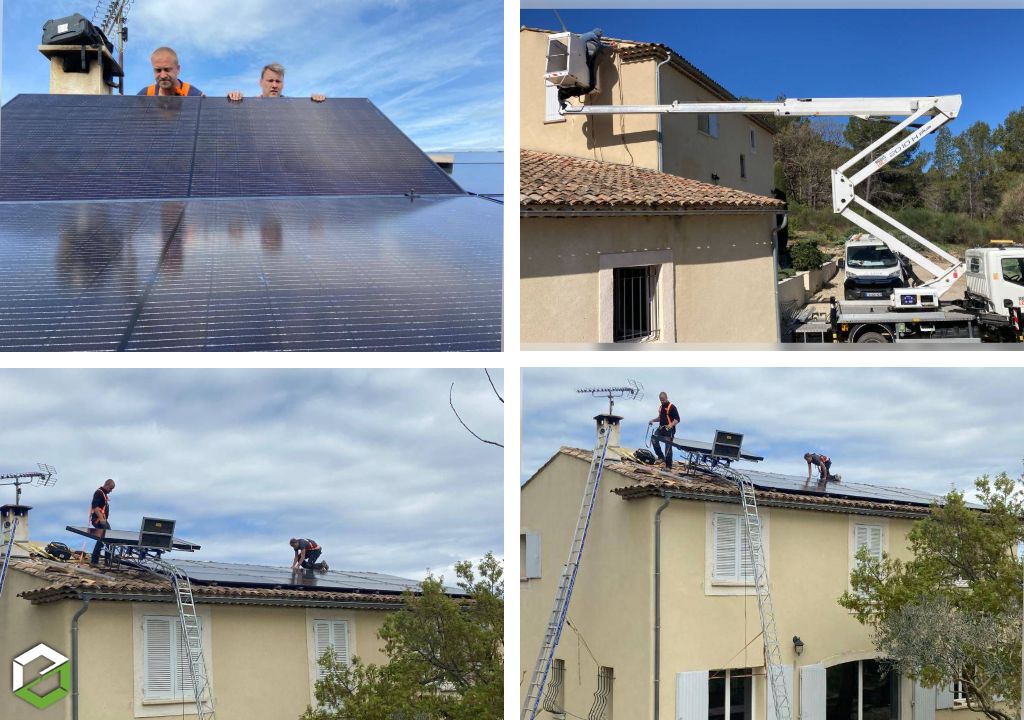 installation panneaux solaires avec micro onduleurs enphase