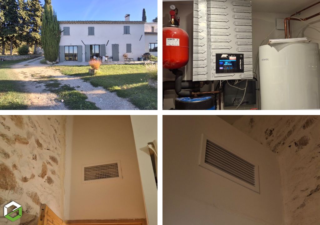 Rénovation d’une bastide avec pompe à chaleur air/eau Arkteos