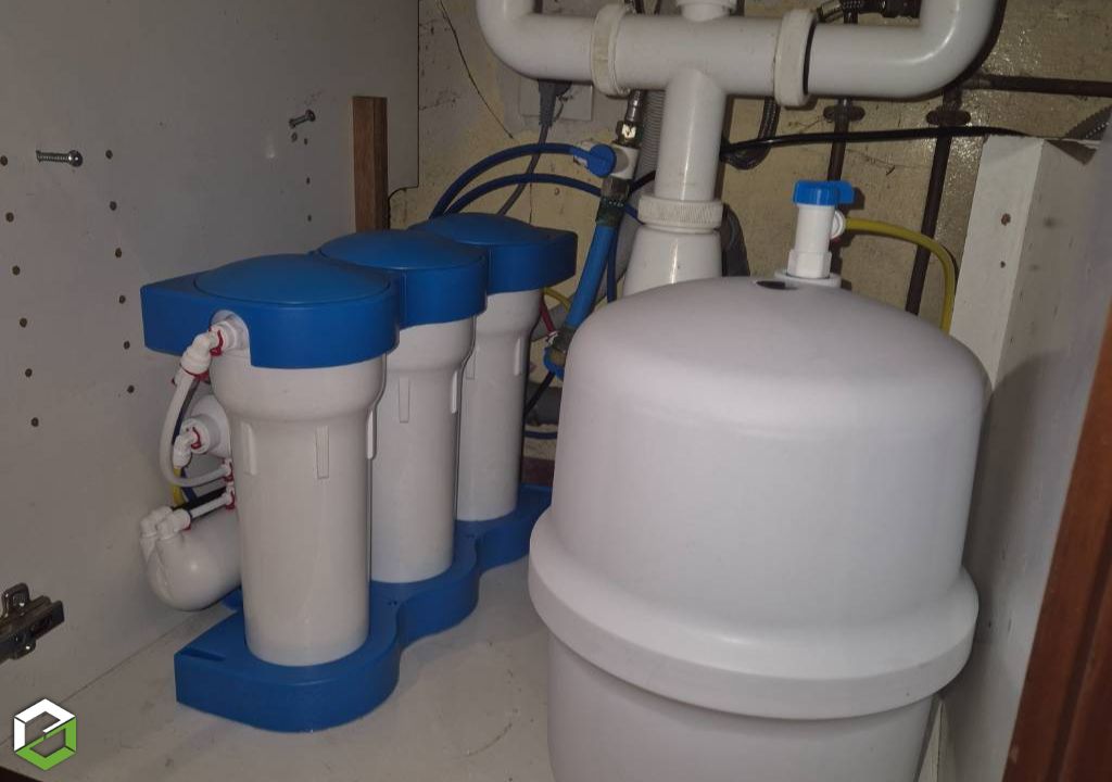 Consultez la chantier : installation d'un osmoseur de la marque bwt 