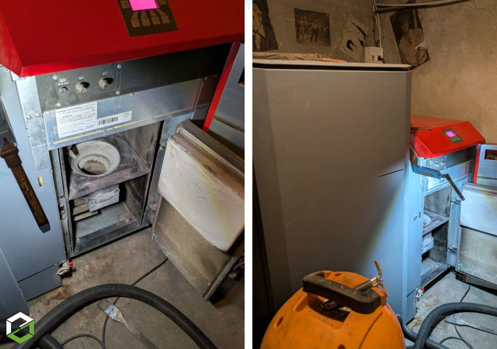 Entretien d'une chaudière à granulés de bois Windhager