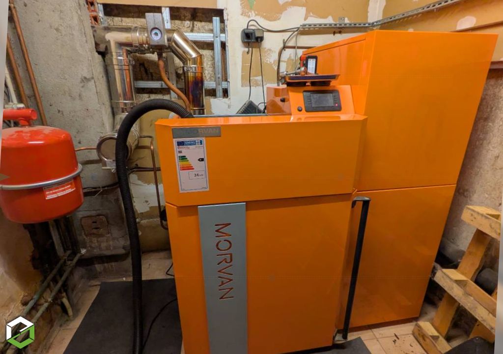 Entretien d'une chaudière à granulés de bois Morvan