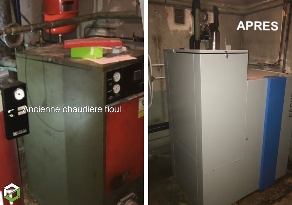 Installation d'une chaudière OKOFEN EASYPELL EP2005 de 20 à 32 kw par une entreprise certifiée RGE QualiBois-Hérault (34)