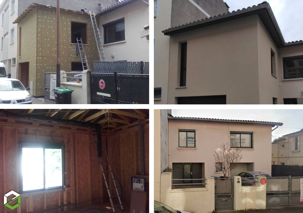 Bâtiments en Transition : Extension et rénovation d'un RdC d'une maison de centre ville