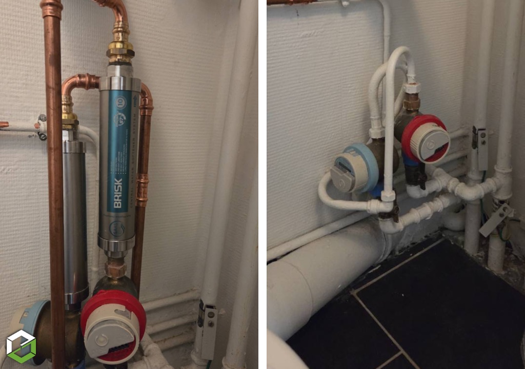 AIROLA : Installation de deux Inhibiteurs d'eau SAAS anti calcaire