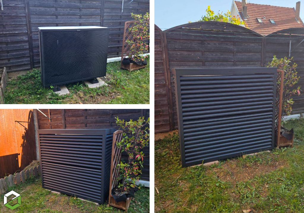AIROLA : Installation d'un cache groupe DECOCLIM XL pour embellir votre PAC DAIKIN