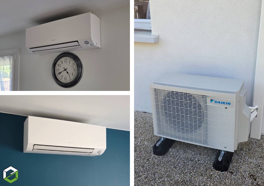 AIROLA : Installation d'une climatisation réversible multi split DAIKIN