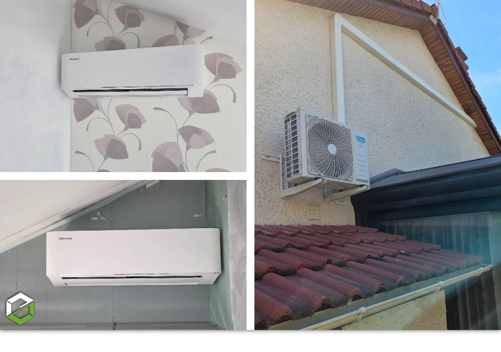 AIROLA : Installation d'une climatisation réversible multi split HISENSE
