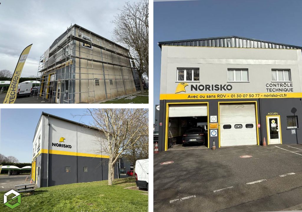  Rénovation de façade pour bâtiment professionnel