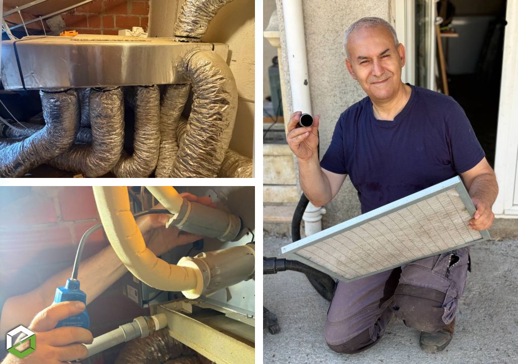 Consultez la chantier : maintenance d'un climatiseur gainable mitsubishi electric pead‑rp100